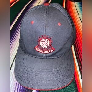 Santa Ana Country Club Golf Hat Town Talk Navy Strapback Dad Cap